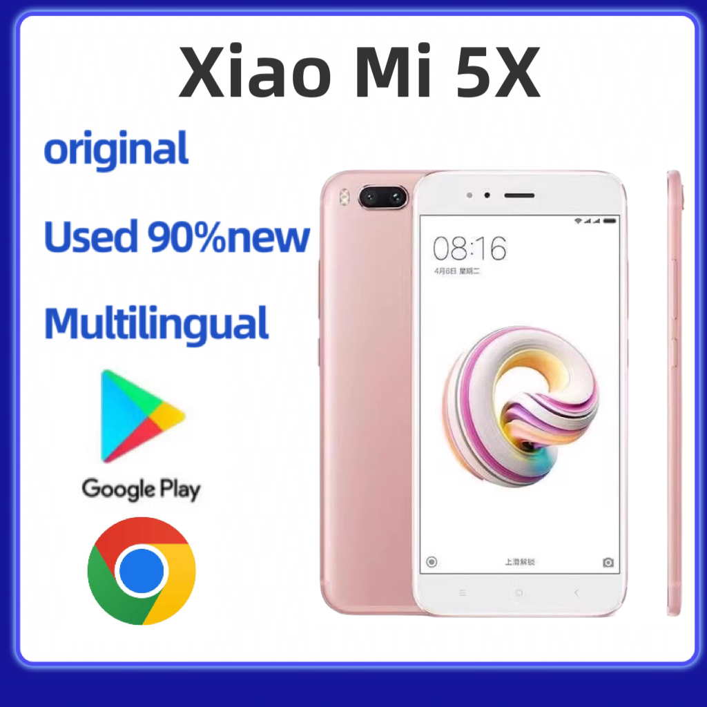 สมาร์ทโฟนต้นฉบับ Xiaomi MI5X 4+64GB 5.5 นิ้ว 12.0MP 3080mAh มือสอง 90% ใหม่