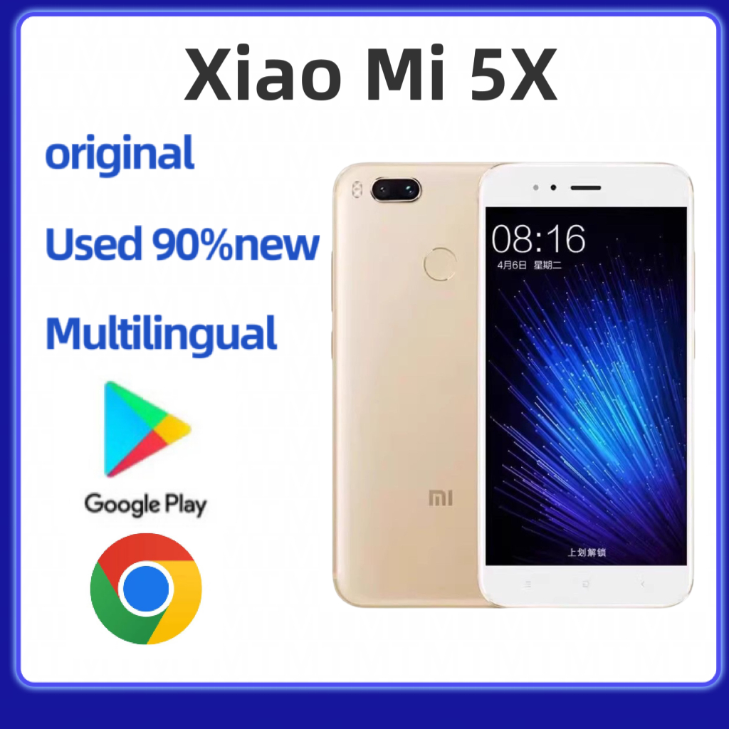 Original Xiaomi MI5X 4+64GB 5.5 นิ้ว 12.0MP 3080mAh มือสอง 90% ใหม่