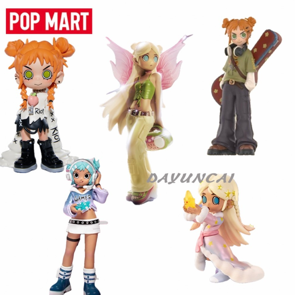 ของแท้ POPMART Peach Riot Peach Riot Secret:Poppy-Dream/Frankie-Streamer/Gigi-Stylist/Poppy-Strawber