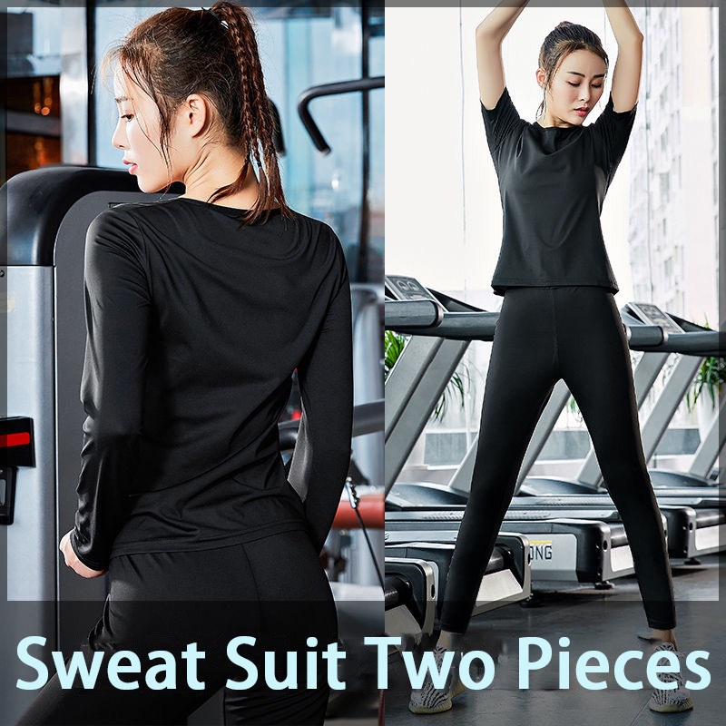 กางเกงเลกกิ้งซาวน่าสำหรับผู้หญิง ออกแบบเพื่อออกกำลังกายและโยคะ เอวสูง กระชับและระบายเหงื่อดี - รูปที่ 2