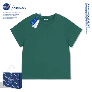 NASA เสื้อยืดเด็ก ผ้าฝ้าย 100% เสื้อยืดแขนสั้นเด็ก ชุดกิจกรรมของชั้นเรียน ชุดทีม ระบายอากาศ ชุดสั่งทำ