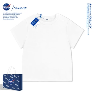 NASA เสื้อยืดเด็ก ผ้าฝ้าย 100% เสื้อยืดแขนสั้นเด็ก ชุดกิจกรรมของชั้นเรียน ชุดทีม ระบายอากาศ ชุดสั่งทำ