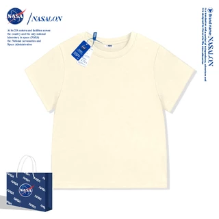 NASA เสื้อยืดเด็ก ผ้าฝ้าย 100% เสื้อยืดแขนสั้นเด็ก ชุดกิจกรรมของชั้นเรียน ชุดทีม ระบายอากาศ ชุดสั่งทำ