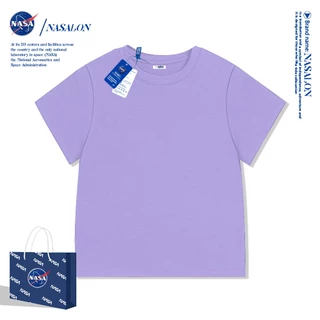 NASA เสื้อยืดเด็ก ผ้าฝ้าย 100% เสื้อยืดแขนสั้นเด็ก ชุดกิจกรรมของชั้นเรียน ชุดทีม ระบายอากาศ ชุดสั่งทำ
