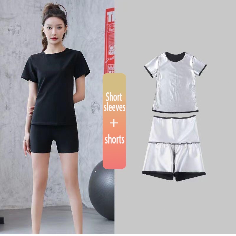 กางเกงเลกกิ้งซาวน่าสำหรับผู้หญิง ออกแบบเพื่อออกกำลังกายและโยคะ เอวสูง กระชับและระบายเหงื่อดี - รูปที่ 7