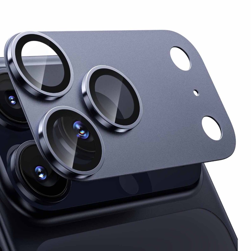 โลหะอลูมิเนียมอัลลอยด์กระจกนิรภัยตัวป้องกันเลนส์กล้องสําหรับ iPhone 17 Pro Air