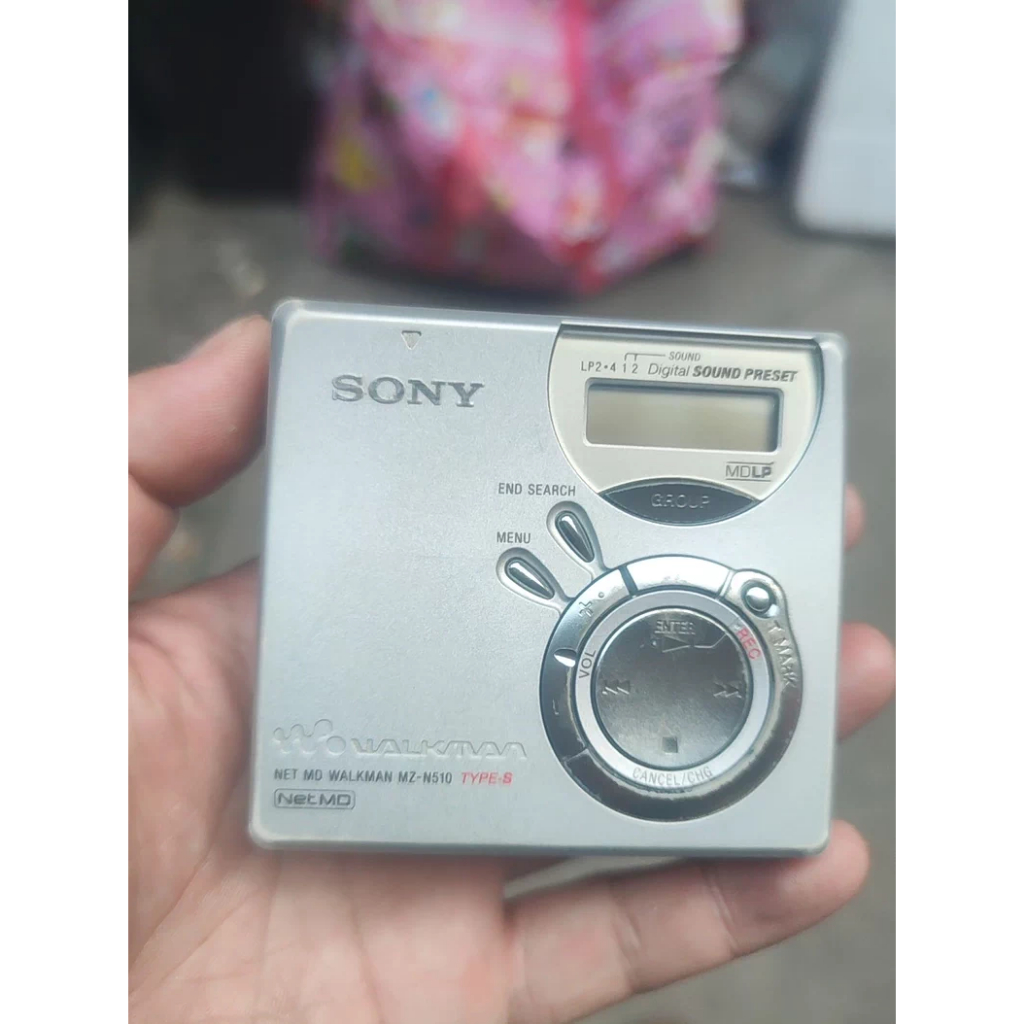 Sony MZ-N510 Net MD เครื่องบันทึก Walkman/Player – การเชื่อมต่อ USB, G-Protection, ทดสอบแล้ว