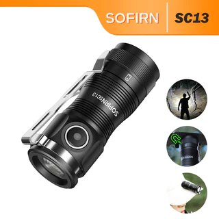 Sofirn SC13 พวงกุญแจไฟฉาย USB C 1300 Lumens ขนาดเล็ก น้ําหนักเบา สําหรับพกพา ฉุกเฉิน กลางแจ้ง