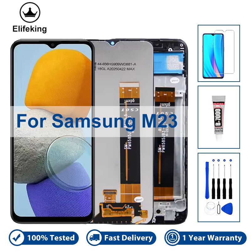 6.6 "หน้าจอ LCD สําหรับ Samsung Galaxy M23 5G M236 SM-M236B M236L M236B/DS จอแสดงผล Touch Panel Digi