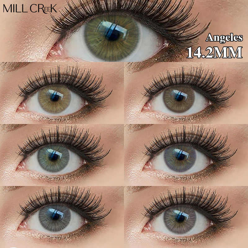 Mill CreekAngeles N Style คอนแทคเลนส์สี DIA:14.5MM คอนแทคเลนส์ คอนแทคเลนส์ One ปี ความจุน้ําสูง