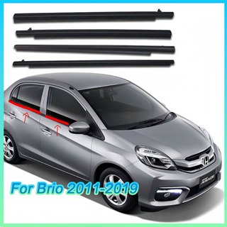 คิ้วรีดน้ำประตู BRIO 5ประตู คิ้วยางรีดน้ำประตู นอก หน้า  บริ…