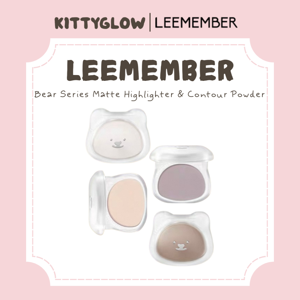 LEEMEMBER Bear Series Matte Highlighter & Contour Powder