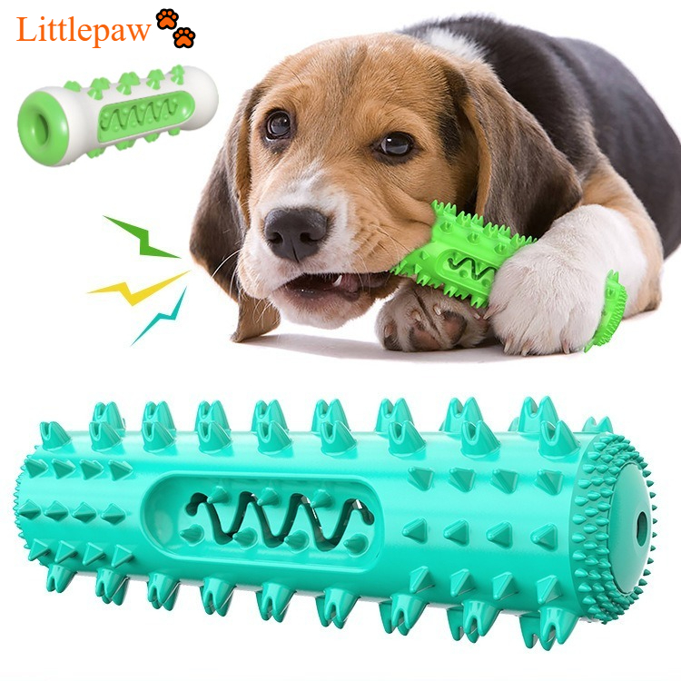 สุนัขTeething Chew Stickสุนัขเคี้ยวของเล่นสําหรับทันตกรรมสุขภาพนกหวีดเสียงSqueakyของเล่นสําหรับสุนัข