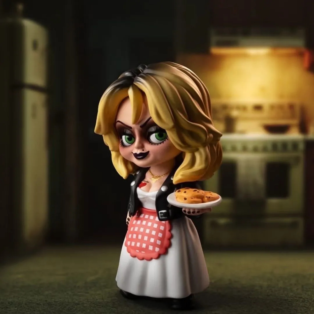 P POPMART POPMART Chucky Series รูป Mystery Box ของเล่นของขวัญฮาโลวีนแต่งตัวตุ๊กตา