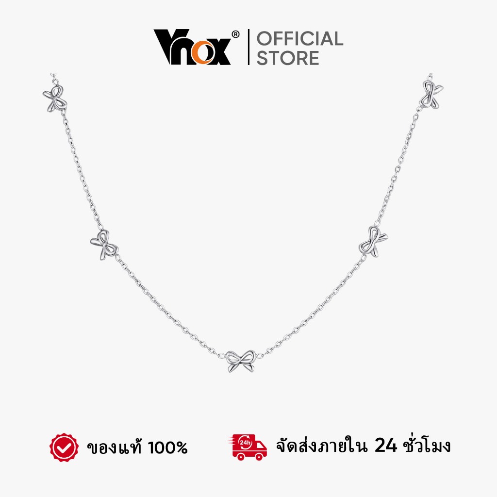 VNOX วีน็อกซ์ ทองผีเสื้อขนาดเล็กโบว์อุปกรณ์เสริมโซ่สร้อยคอที่ไม่ใช่ ขาด ละเอียดอ่อนผู้หญิงที่เรียบง่ายสาวเครื่องประดับ