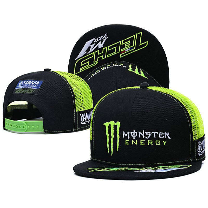 แฟชั่น TECH3 Monster Energy Snapback หมวก 9FIFTY ผู้ชายผู้หญิง F1 Racing หมวกรถจักรยานยนต์ Motorspor