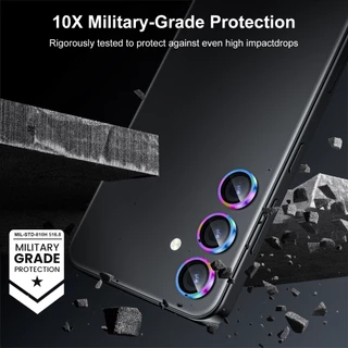 WSKEN สําหรับ Samsung S25FE กล้องหลัง Ultra HD ฟิล์มกระจก Anti-Reflection ลายนิ้วมือทนสีสวยเลนส์กล้อง Samsung S25/S24 ฟิล์มกล้อง