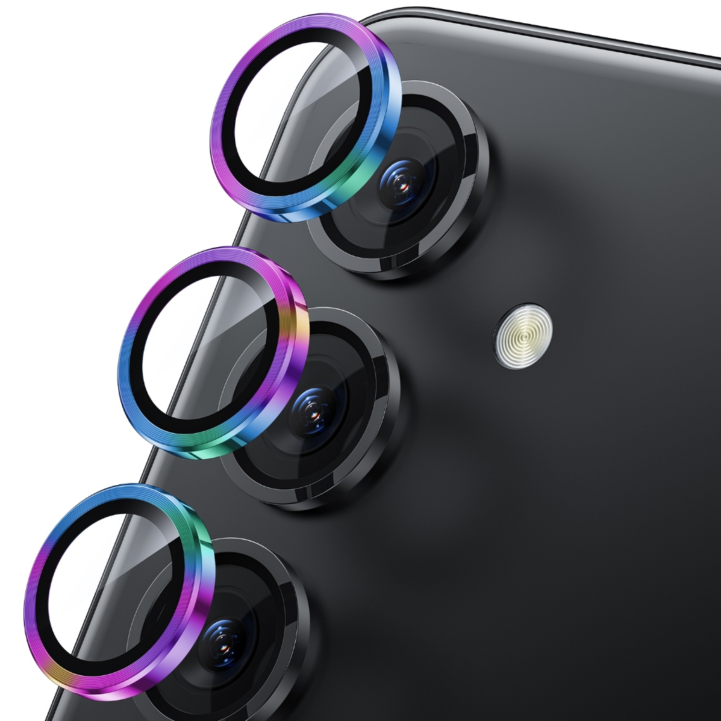 WSKEN สําหรับ Samsung S25FE กล้องหลัง Ultra HD ฟิล์มกระจก Anti-Reflection ลายนิ้วมือทนสีสวยเลนส์กล้อง Samsung S25/S24 ฟิล์มกล้อง