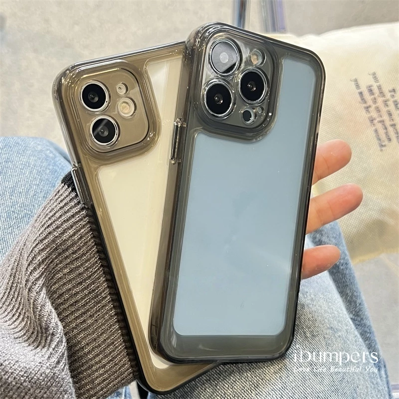 Ibumpers เคสใสขอบดำ iPhone ทุกรุ่น Classic Bumper Softcase thumbnail 5