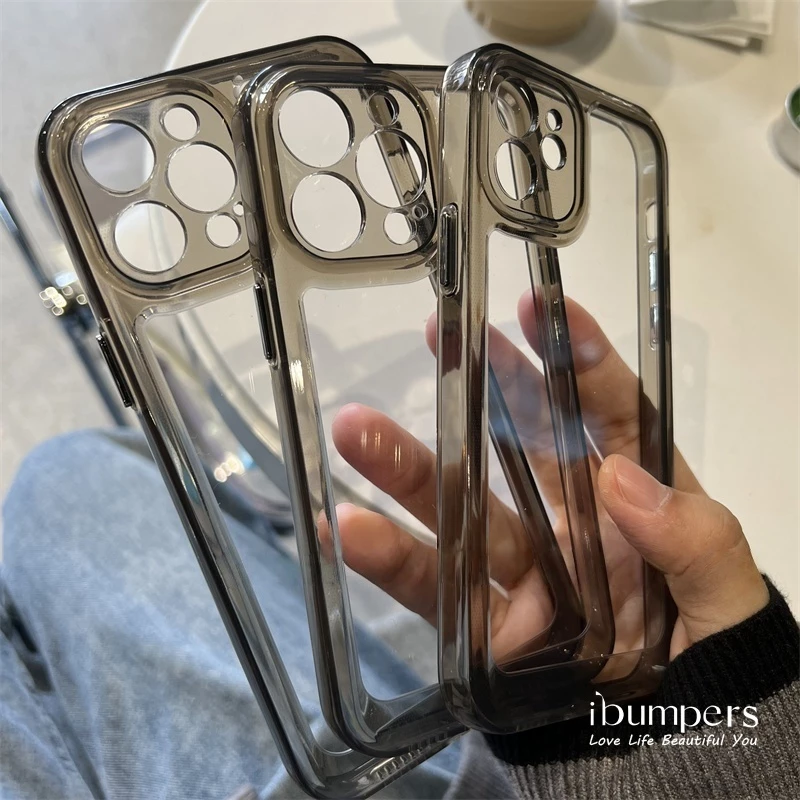Ibumpers เคสใสขอบดำ iPhone ทุกรุ่น Classic Bumper Softcase