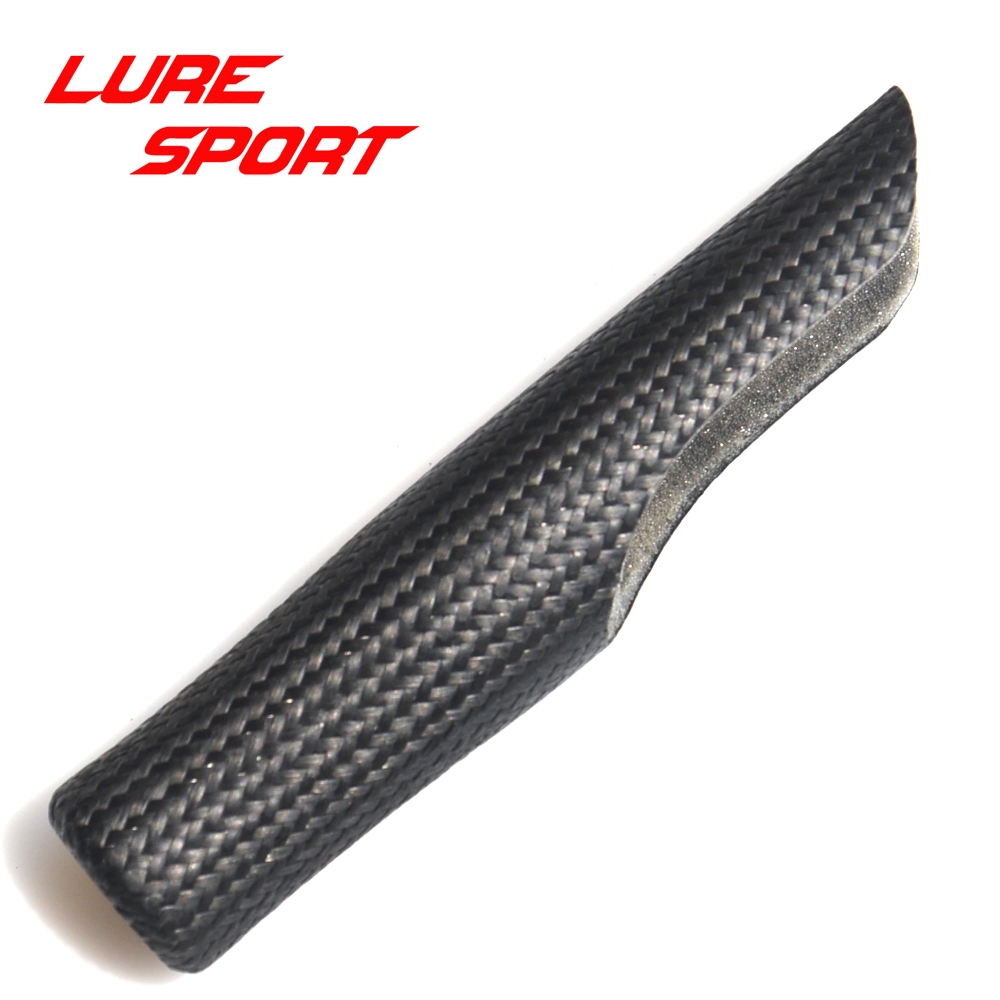 LureSport คาร์บอนไฟเบอร์ทอผ้า 105 มม.จับสําหรับ FUJI VSS Reel ที่นั่ง Rod อาคารส่วนประกอบ Rod ซ่อม DIY เปล่า