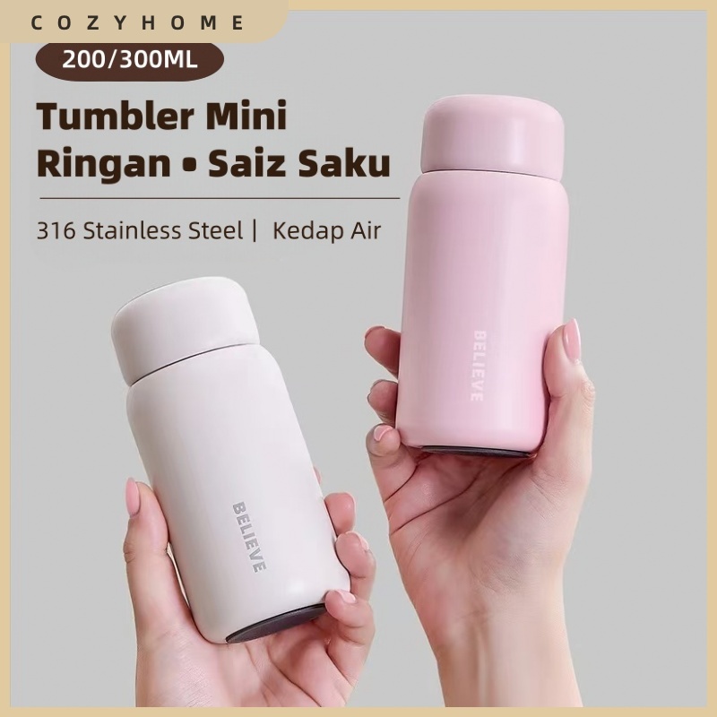 [จัดส่งภายใน 24 ชม.] บ้านแสนสบาย 200 มล./300 มล. ถ้วยเก็บความร้อนขนาดเล็ก 316 ถ้วยชาสแตนเลสมูลค่าสูงมินิรถถ้วยน้ําพกพาขนาดเล็กแบบพกพาถ้วยกาแฟ