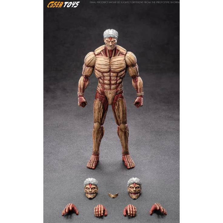 COSER ของเล่นโจมตีบน Titan Armored Titan 1/12 Action Figure