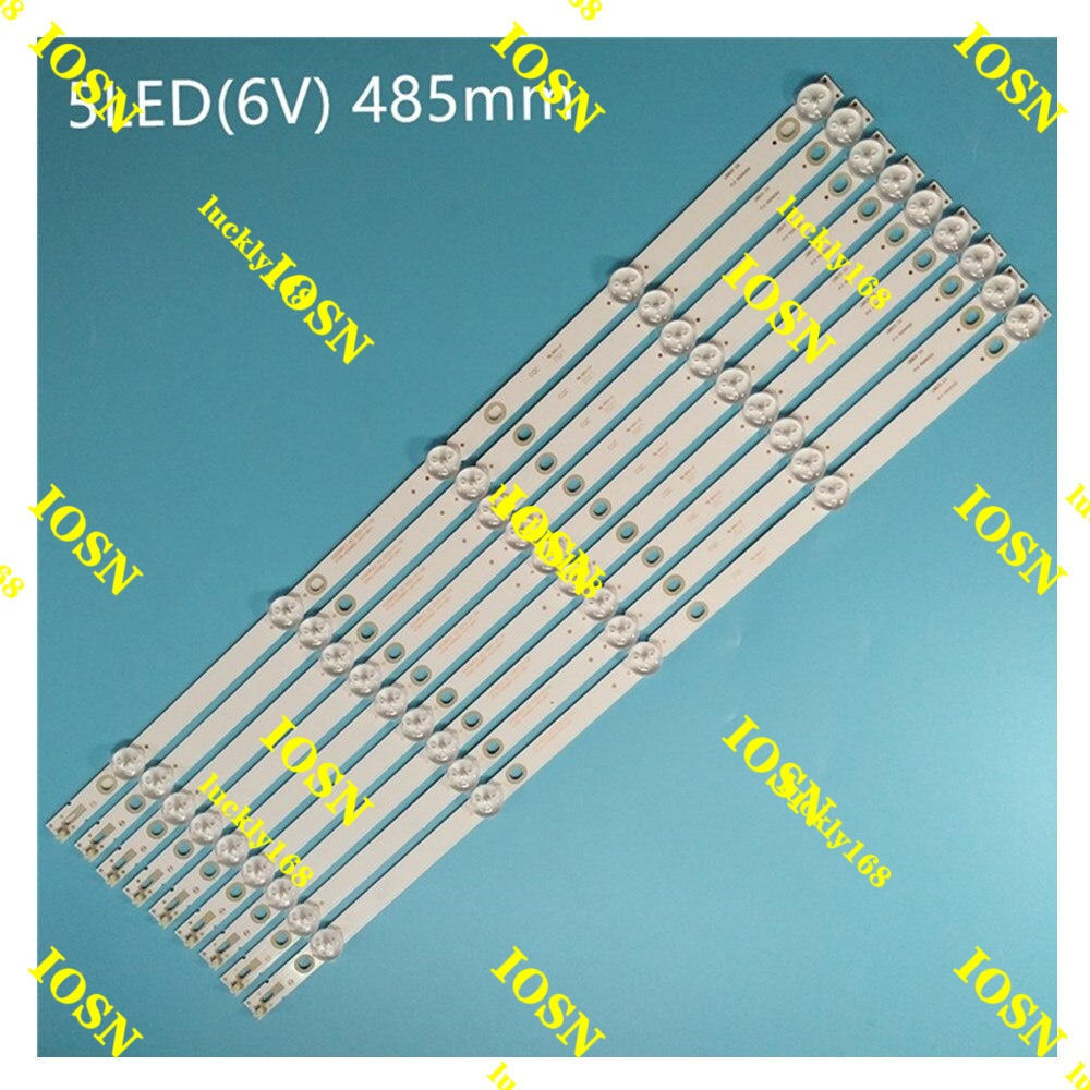 ใหม่ 9 ชิ้น LED Backlight Strip 5 โคมไฟสําหรับ Philips 50 "TV 50PUT6002S/98 50PUT6023 50USK1810T2 k5