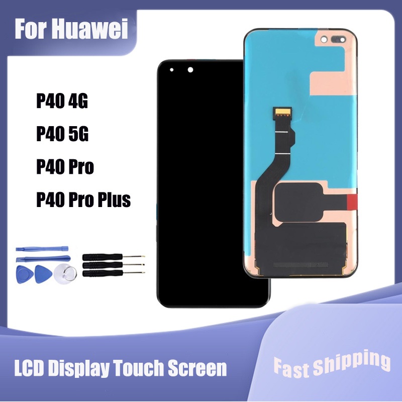 สําหรับ Huawei P40 P40 Pro P40 Pro Plus จอแสดงผล LCD Touch Screen Digitizer Assembly Replacement Par