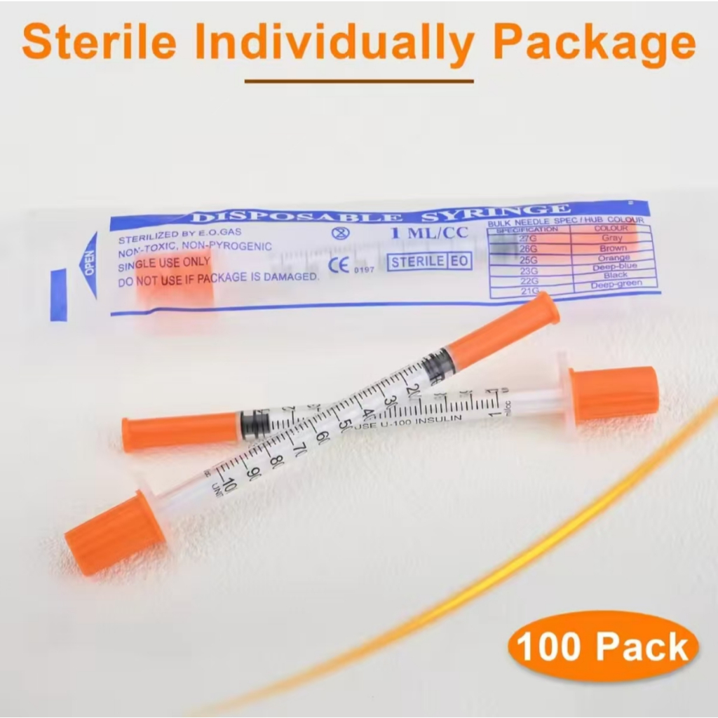 100ชิ้น0.5มิลลิลิตร/ซีซี-31ก-8มิลลิเมตรปั๊มฉีดทิ้งฆ่าเชื้อบรรจุเป็นรายบุคคลสําหรับห้องปฏิบัติการ,คู่มือตู้,วัดของเหลว,เลี้ยงสัตว์ - รูปที่ 2