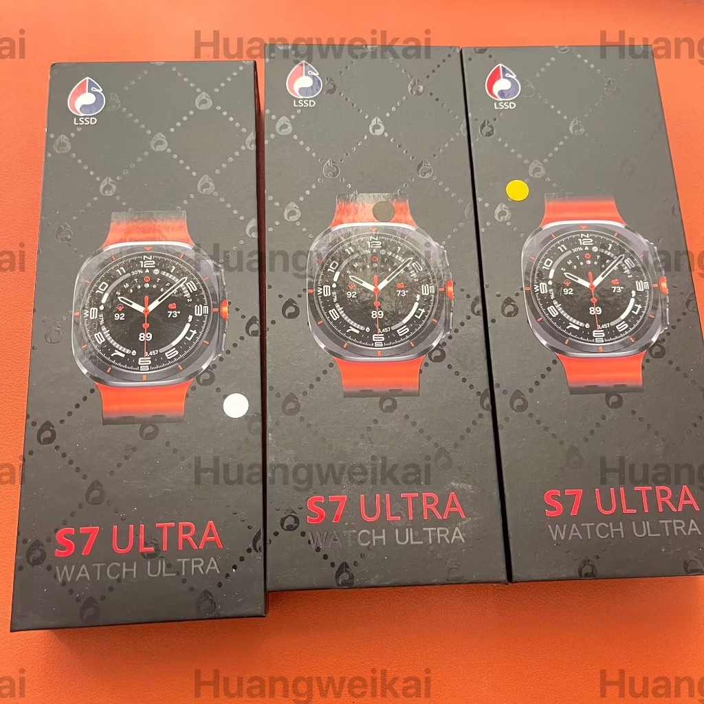 ล่าสุด 2025 s7 ultra smart watch สําหรับ samsung Galaxy Watch Active 2 BT โทร VS z7 ultra2 hk10 t2pr