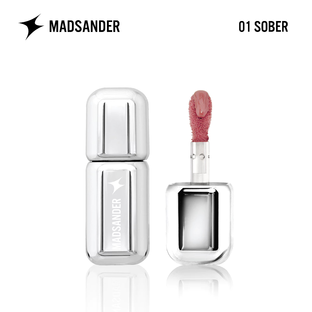 (In Stock)Madsander Dewy Glow Lip Tint 4g-01 SOBER-A ออร่าแห่งความมั่นใจเงียบและผ่อนคลายเกรซ