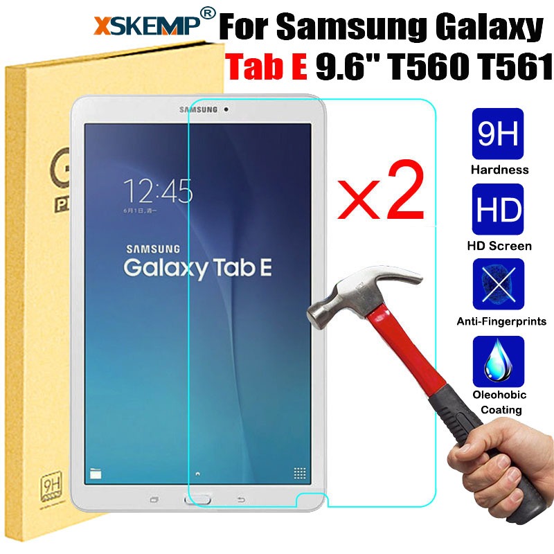 2 ชิ้นป้องกันหน้าจอสําหรับ Samsung Galaxy Tab E 9.6 T560 T565/Tab E 8.0 T377/Tab A 10.1 P580 N พรีเม