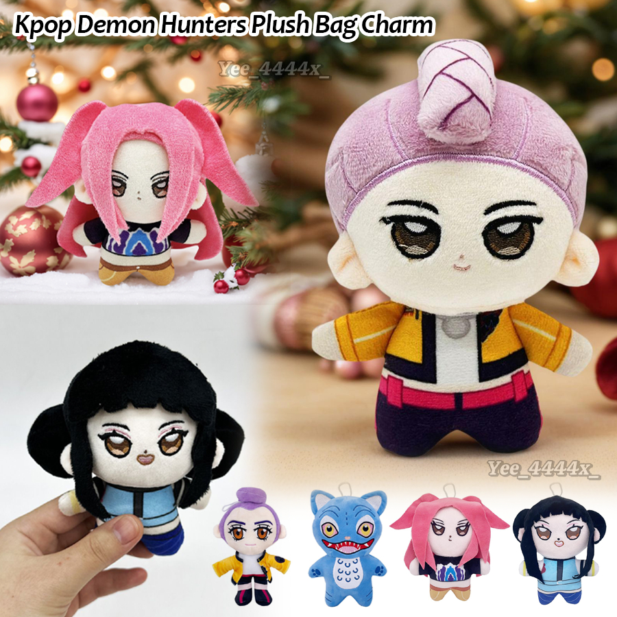 Kpop Demon Hunters ตุ๊กตาตุ๊กตาจี้ Mini Rumi mira และ zoey ตุ๊กตาตุ๊กตาของขวัญสําหรับวันเกิดคริสต์มา