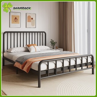 Iron Bed Frame Metal Single/Double bed 100/120/150/180CM Frame 2M Dormitory Student Bed Frame