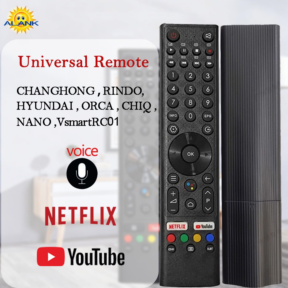 Changhong LCD LED TV รีโมทคอนโทรล Android สมาร์ททีวี L32H7 L40H7 L32H4 U50H7 U55H7 L32K2