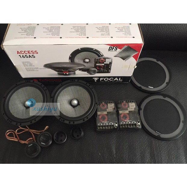 FOCAL 165AS 6.5 นิ้วค่ะ. ลําโพงแยกอุปกรณ์เสริมเครื่องเสียงรถยนต์
