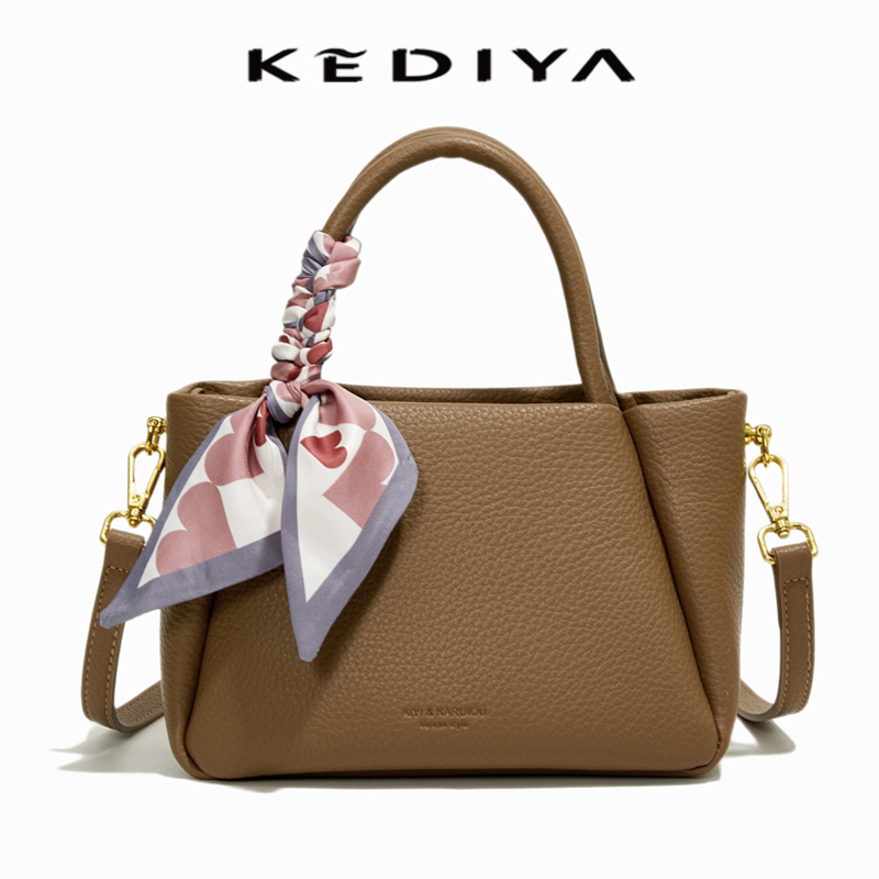 Handbag KEDIYA 2025 Fashion vintage Scarf Shoulder Bag Large Capacity Crossbody bag For Women Gift