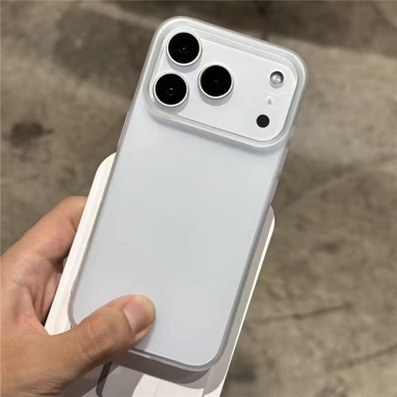 Soft Matte Candyโปร่งใสเคสโทรศัพท์สําหรับiPhone 17 Pro Max 17 Air 16 15 14 Pro Max Plus 13 12 11 XR XS XsMax 8 ซิลิโคนกันกระแทกฝาครอบกันชน