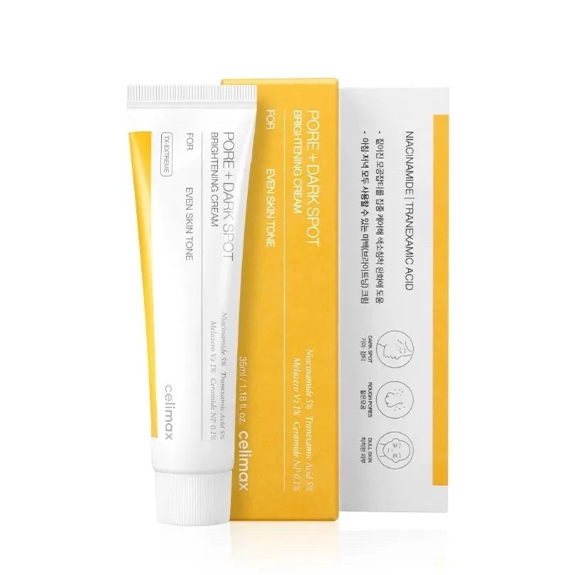 เกาหลีเกาหลี celimax Tranexamic Acid Niacinamide ครีม 35ml ต่อต้านริ้วรอยริ้วรอย Spot Marks Firming Repair Moisturizing