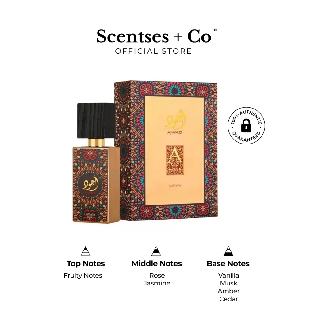 Lattafa Ajwad EDP 60mL | น้ําหอมออริจินัล | ไม่จํากัดเพศ