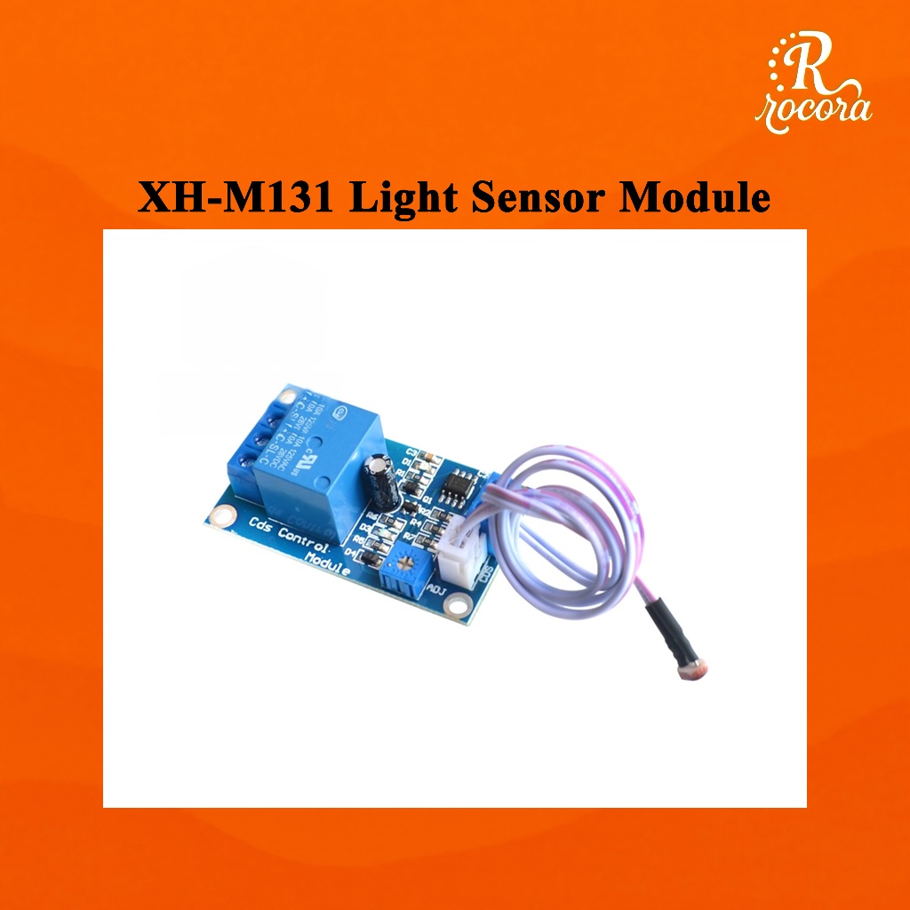 XH-M131 โมดูลเซ็นเซอร์ตรวจจับแสง รีเลย์ควบคุมอัตโนมัติ 12V สวิตช์เปิดปิดไฟตามความสว่าง