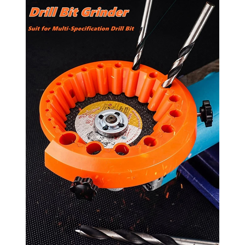 2-13 มม.เจาะ Bit Sharpener เครื่องบด Multi-Specification Power เจาะ Bit บดแบบพกพาเจาะเครื่องมือขัดสําหรับบด