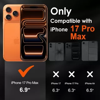 WSKEN ฟิล์มกล้องกันรอยขีดข่วนโปร่งใสสําหรับ iPhone 17 Pro Max, ครอบคลุมเต็มรูปแบบ, ฟิล์มป้องกันเลนส์แบบบูรณาการสําหรับ iPhone 17 Pro/17/16, HD Clarity, 2 แพ็ค