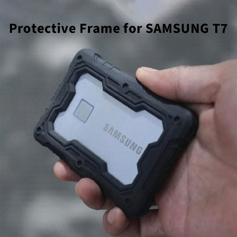 FATBEAR กรอบป้องกันสําหรับ SAMSUNG T7 เคสกันกระแทกสําหรับ SAMSUNG T7 Touch SSD