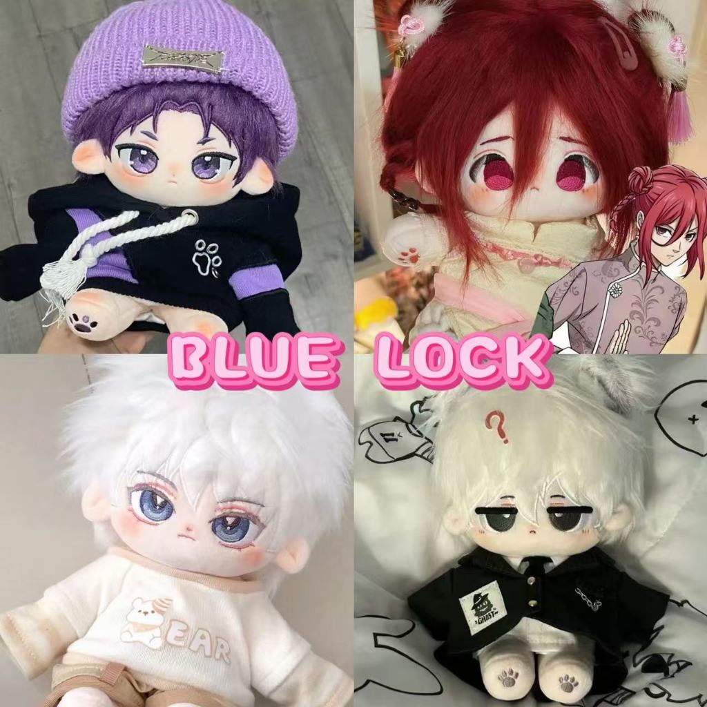 Anime BLUE LOCK ตุ๊กตา Plush น่ารัก Isagi Yoichi Bachira Meguru Nagi Seishiro ตุ๊กตาของเล่น Plushies