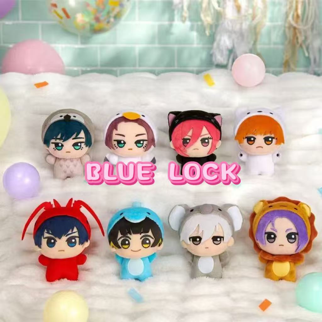 Anime BLUE LOCK ตุ๊กตา Plush น่ารัก Isagi Yoichi Bachira Meguru Nagi Seishiro ตุ๊กตาของเล่นพวงกุญแจ 