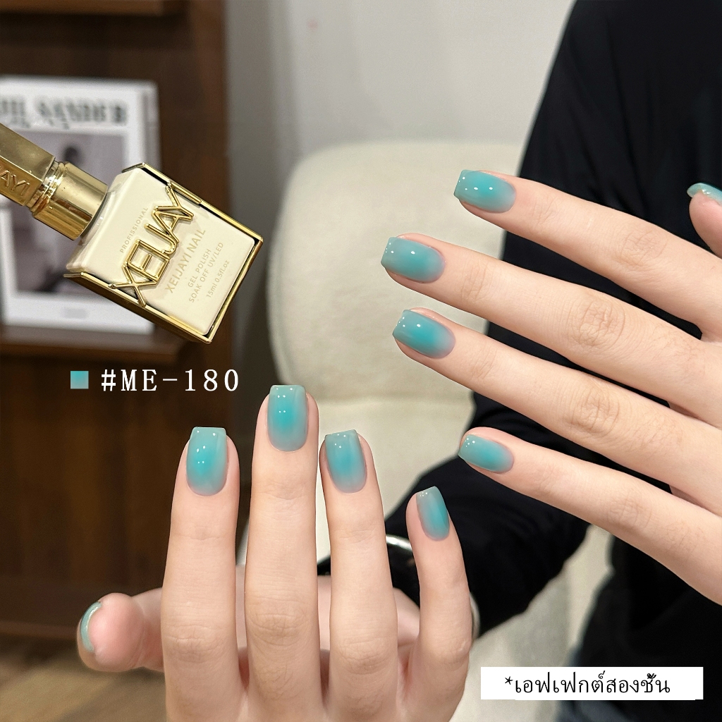 XEIJAYI 15 มล. ยาทาเล็บเจลสีชมพูมาการองม่วงใหม่ มีสีสันสดใส เหมาะกับงาน DIY ที่บ้านและร้านทำเล็บ