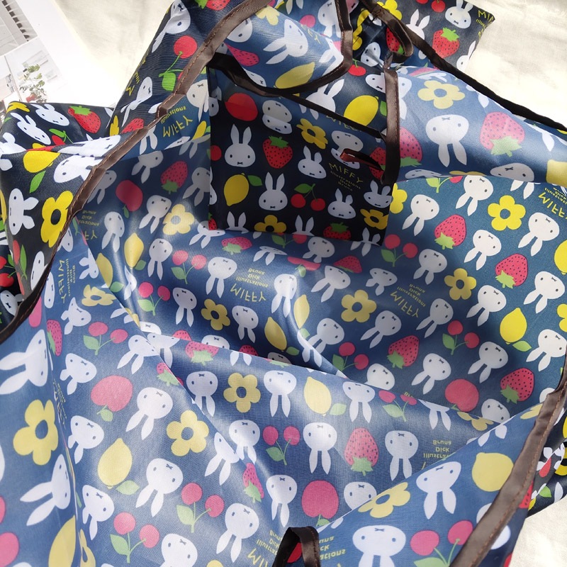 Kapplin🧸Miffy กระเป๋าช้อปปิ้งพับได้  กระเป๋าเป็นมิตรกับสิ่งแวดล้อม - รูปที่ 2