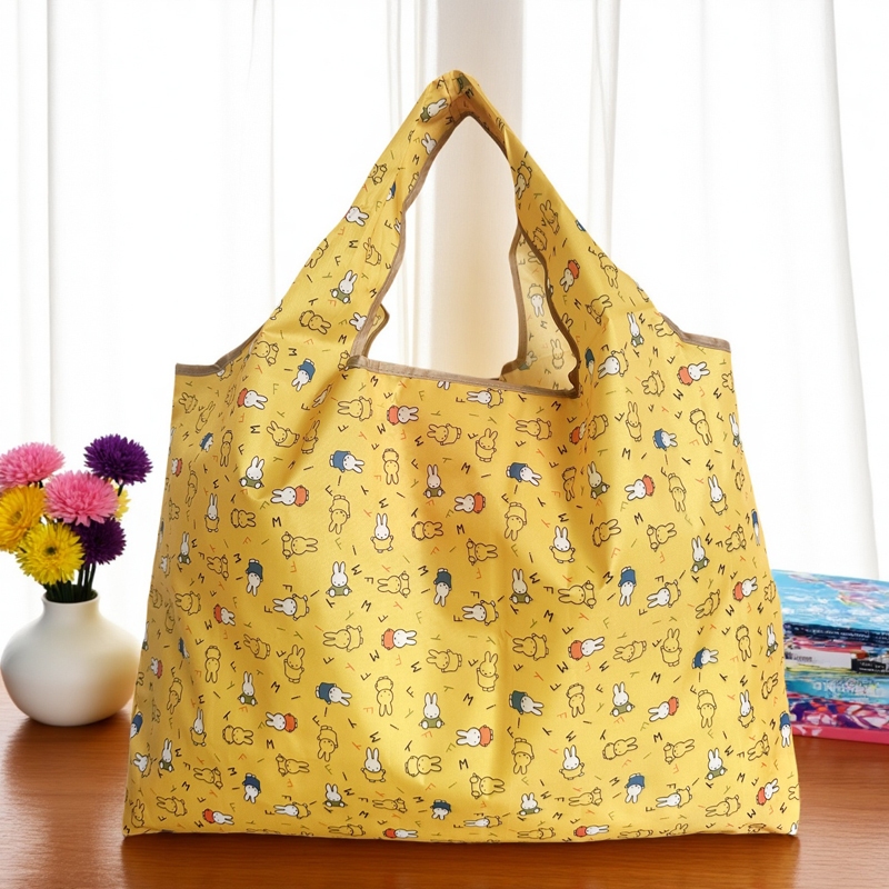 Kapplin🧸Miffy กระเป๋าช้อปปิ้งพับได้  กระเป๋าเป็นมิตรกับสิ่งแวดล้อม - รูปที่ 5